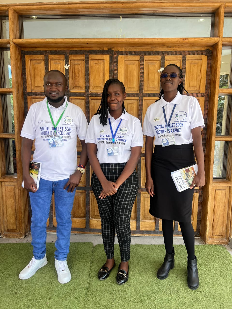 Euspan Solutions team — Emmanuel Ndunda, Blessing Mwololo, and Tracy Risancho